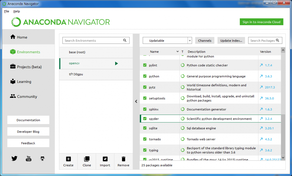 anaconda navigator upgrading spyder